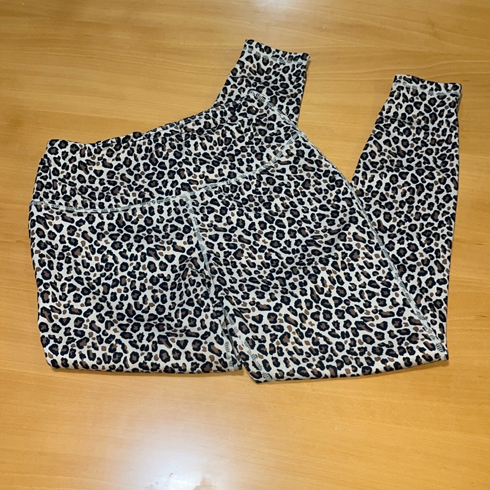 Crown & Ivy Brown and Black Leggings